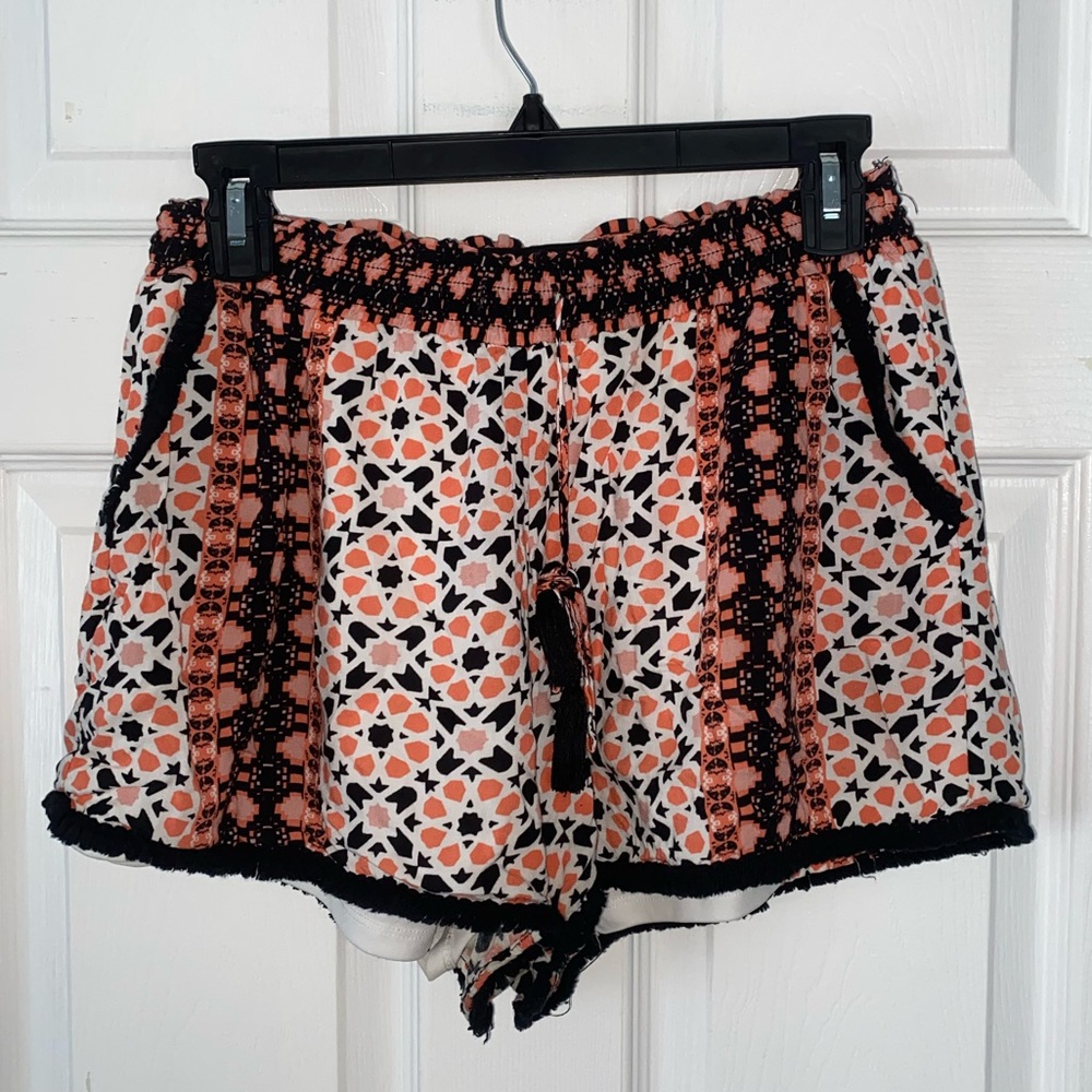 Francesca’s beautiful coral shorts!